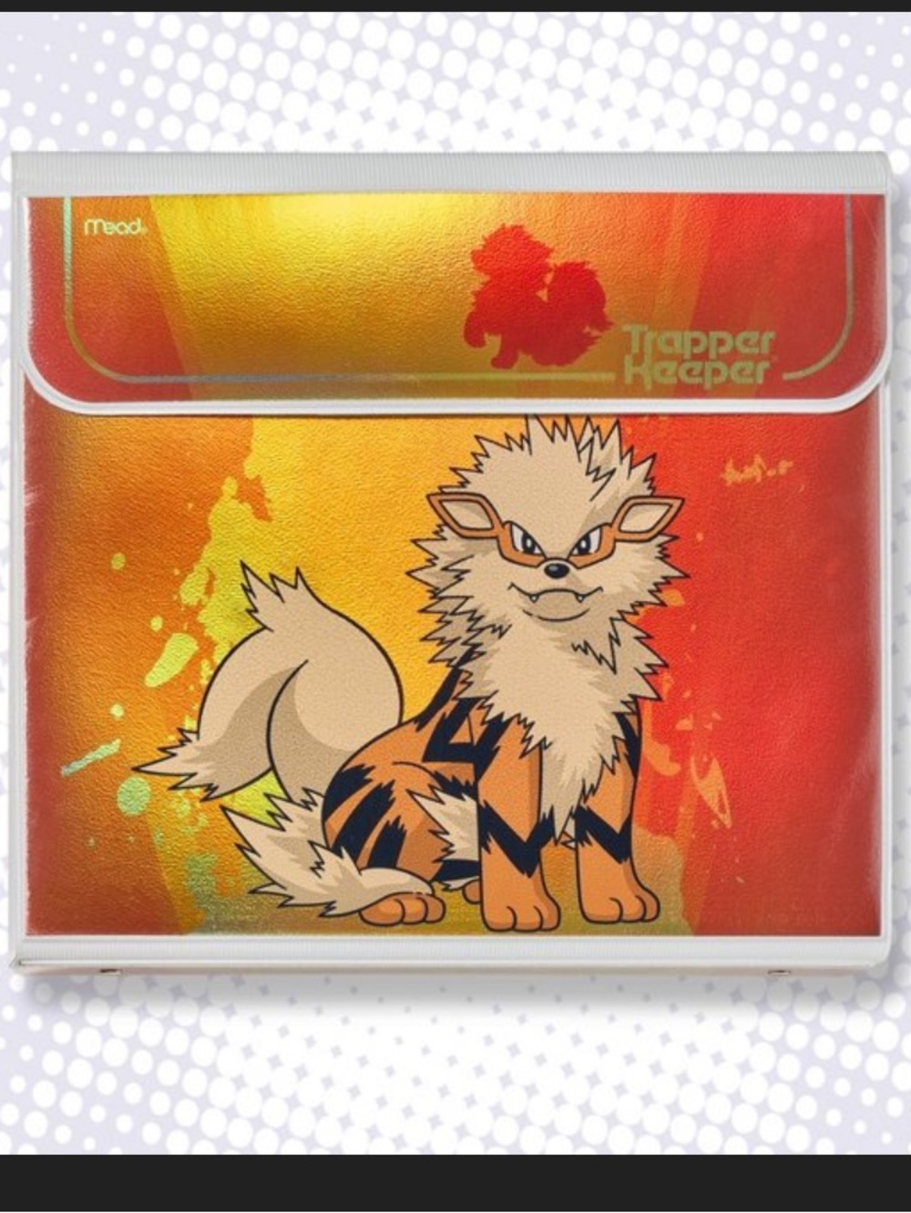 NWT Pokémon x Target Mead 1" Pokémon Trapper Keeper Ring Binder Arcanine
